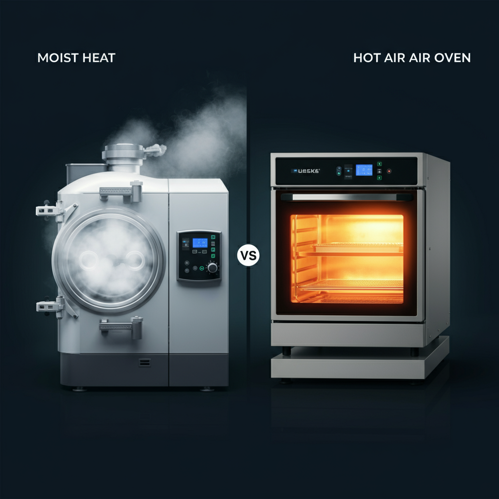 Difference between Autoclave and Hot Air Oven