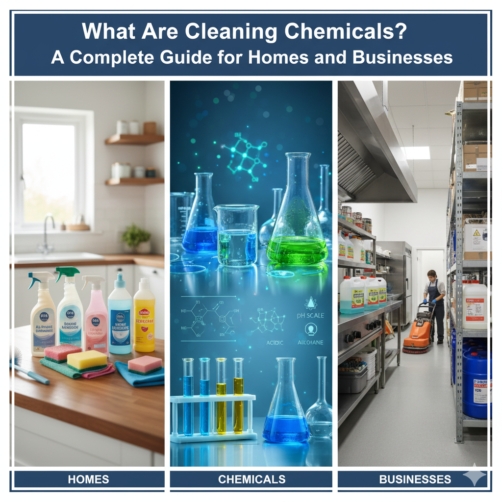 What Are Cleaning Chemicals? A Complete Guide for Homes and Businesses