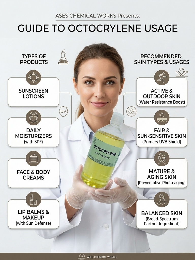 Shop Octocrylene (SPF Ingredient) Online in India – aseschem
