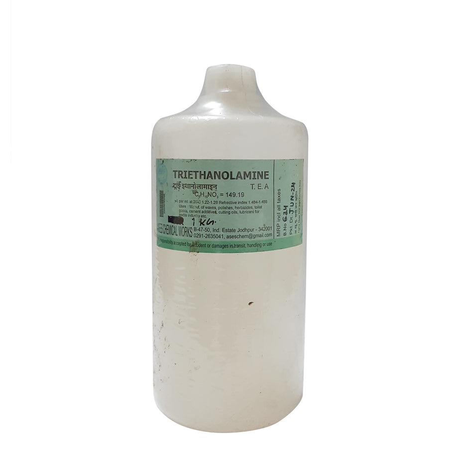 Triethanolamine 99% (TEA) - 16 Fl Oz, Made In USA By Uniclean House Of Chemicals America