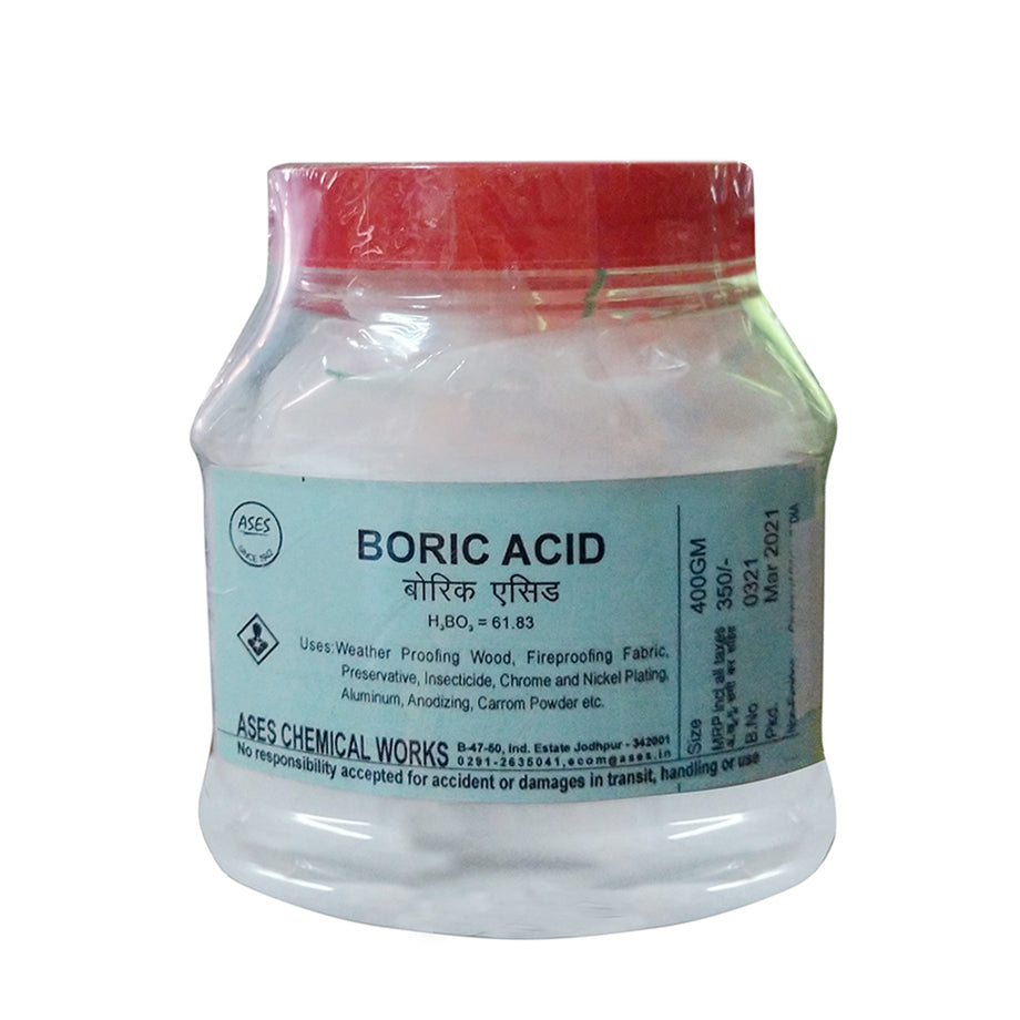 Acido Borico (Bolsa 1 kg) - Max E. Jiménez, S.A.
